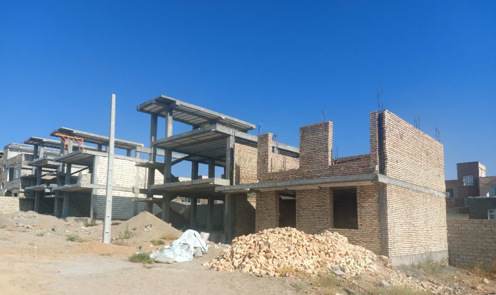 پیشرفت فیزیکی ۶۵ درصدی پروژه های نهضت ملی مسکن در شهرستانهای ماهنشان و ایجرود